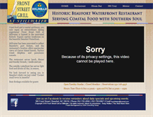 Tablet Screenshot of frontstreetgrillatstillwater.com